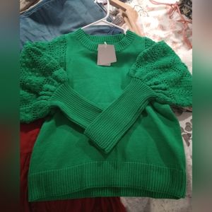 Green crochet. New with tags